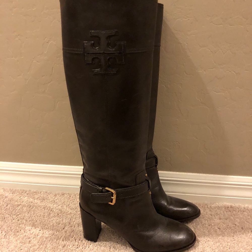 Chocolate Brown Tory Burch Boots